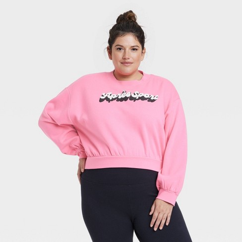 Women's Pullover Graphic Fleece - All In Motion™ Pink XXL