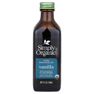 Simply Organic Pure Madagascar Vanilla Non-Alcoholic Flavoring 4 fl oz - 1 of 2