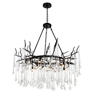 CWI Lighting,Anita 12 Light Chandelier With Black Finish - 1 of 4