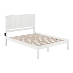 Platform Bed - Solid Hardwood Design, Open Footboard - Sturdy Wood Frame for Bedrooms - 1 of 1