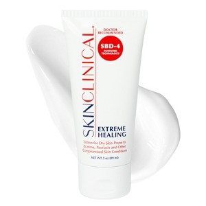 SkinClinical Extreme Healing Lotion for Damaged Skin, Hydrating Face and Body Moisturizer for Dry Skin, Patented Ingredient SBD-4 (3oz) - 1 of 4