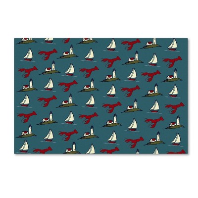 16" x 24" Pattern by Lantern Press - Trademark Fine Art