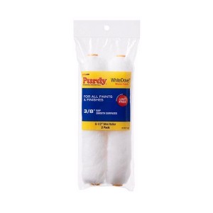 Purdy White Dove Woven Fabric 6.5 in W X 3/8 in Mini Paint Roller Cover 2 pk (Case of 3) - 1 of 1