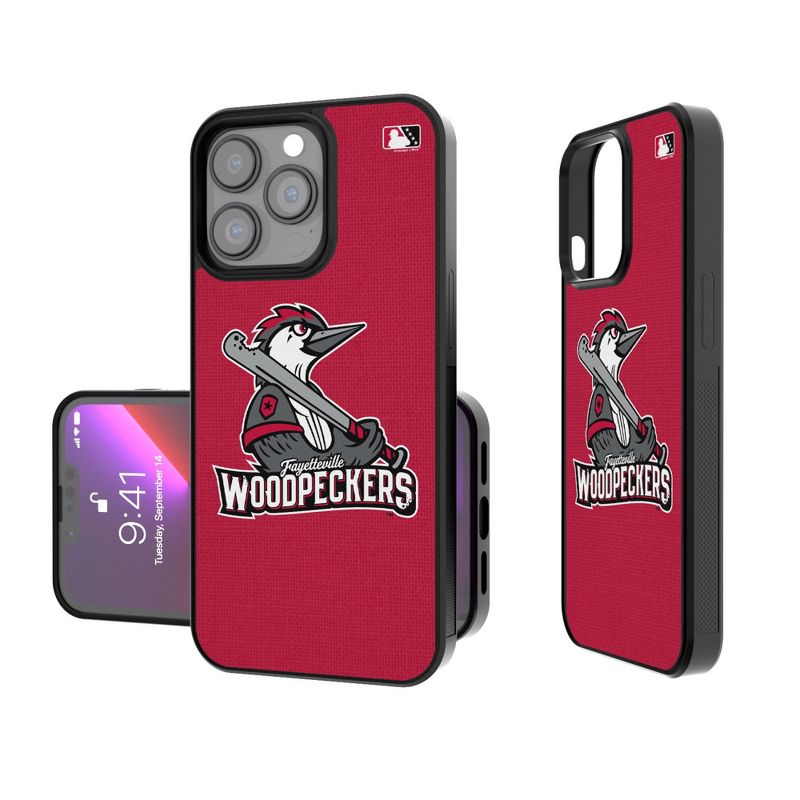 Keyscaper Fayetteville Woodpeckers Solid Bump Phone Case, 1 of 7