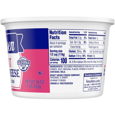 Knudsen Low Fat Cottage Cheese - 16oz