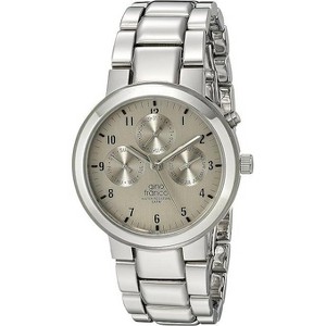 Gino Franco Men's Round Stainless Steel Multi-Function Bracelet Watch - 1 of 2