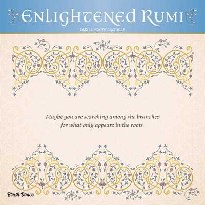 2022 Square Calendar Enlightened Rumi - BrownTrout Publishers Inc
