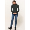 Hello Miz Women's Ribbed Knit Long Sleeve Maternity Turtleneck Sweater - 4 of 4