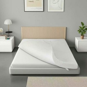 Vipbear 4-Inch Full Size Cool Gel Memory Foam Sofa Bed Mattress Replacement ¨C Fiberglass-Free, Washable Cover Mattress Topper - 1 of 4