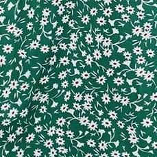 dark green white flower