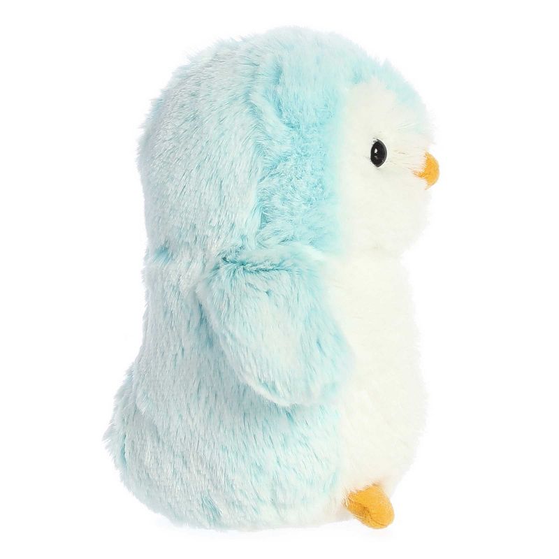 Aurora PomPom Penguin 6" Brights Blue Stuffed Animal, 3 of 5