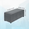Unique Bargains Polyester Rectangular Stretchy Elastic Stool Cover - 2 of 4