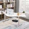 Costway Dual-motor L Shaped Standing Desk Ergonomic Sit Stand Computer Workstation Touch Control Panel Electric Height-adjustable Desk Home Office - 2 of 4