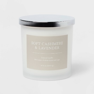 2 Wick 16oz Glass Jar Candle Lavender Cashmere - Threshold™ : Target