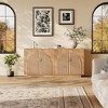 63" Sideboard Buffet Cabinet, Entryway Coffee Bar Cabinet with Gold Handles, Wood Media Console Table, Credenza Buffet Table for Living Room - 2 of 4
