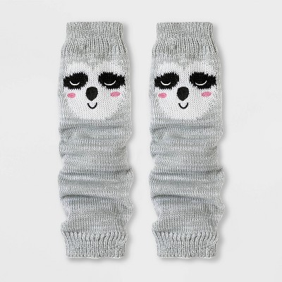 Girls' Sloth Legwarmers - Cat & Jack™ Gray One Size