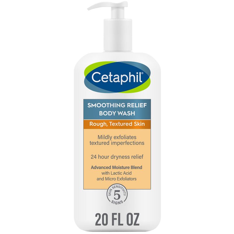 Cetaphil Smoothing Relief Exfoliating Body Wash - 20 fl oz, 1 of 8