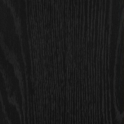 Black Oak Queen Platform Bed with Single Drawer