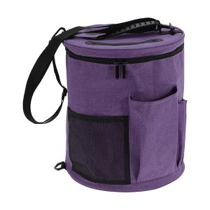 Unique Bargains Portable Yarn Organizer Tote Bag with Shoulder Strap - 1 of 4