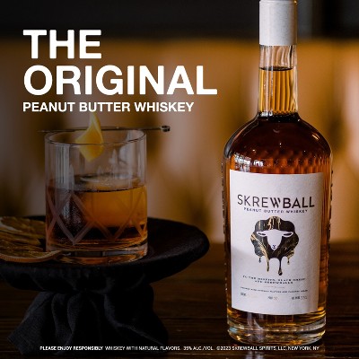 Skrewball Peanut Butter Flavored Whiskey - 50ml Bottle