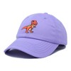 Dalix T-Rex Embroidered Cotton Dad Hat Adjustable Baseball Cap Mens - 4 of 4