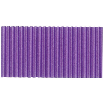 Corobuff Solid Color Corrugated Paper Roll, 48 Inches x 25 Feet, Violet