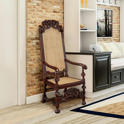 Design Toscano William and Mary Mahogany Armchair