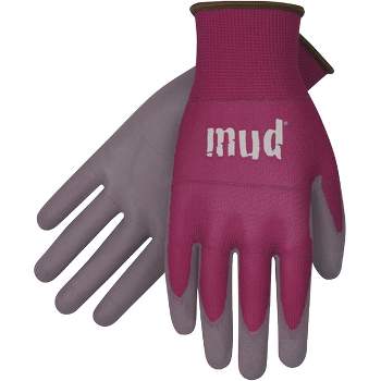 Mud Gloves Smart  Women's Medium Polyester Raspberry Garden Glove 028R/M