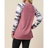 Women's Lucy Aztec Print Raglan Top - Avery Apparel - 2 of 2