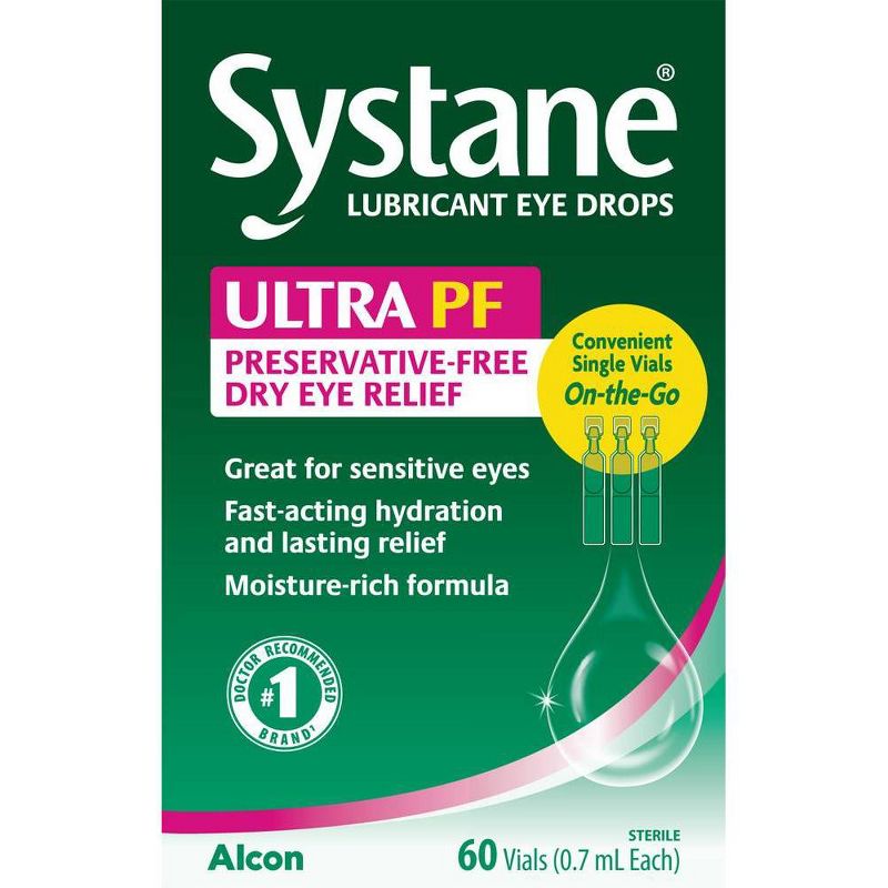 Systane Ultra Lubricant Eye Drops Vials - 60ct, 2 of 6