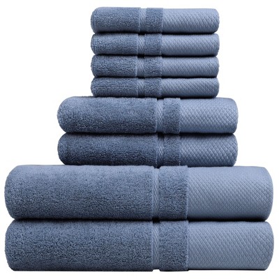 6 Piece Bath Towel for Bathroom 27x54 Towel Set, Ultra Soft Absorbent Bathroom  Towel for Home and Hotel Shower Towel Large Bath Towels 600 GSM, Pale Green