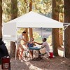 10x17Ft Pop Up Canopy with Adjustable Awnings, Outdoor Canopy Tent with Wheeled Carry Bag, Sandbags, Instant Beach Sun Shelter for Party Beach Camping - 2 of 4