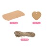 Unique Bargains Paper Rustic Look Smooth Surface Personalizable Gift Boxes 1 Pc - 3 of 4