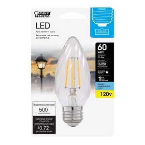 Feit Electric F15 E26 (Medium) LED Bulb Daylight 60 Watt Equivalence 1 pk - 1 of 1