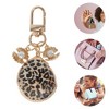 Unique Bargains Pearl Leopard Print Shell Handbag Charm 1 Pc - 3 of 4