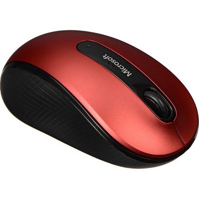 Microsoft Wireless Mobile Mouse 4000 - BlueTrack Enabled - Nano Transceiver - 4-way Scrolling and 4 Customizable Buttons