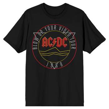 ACDC Blow Up Your Video Men's Black T-shirt