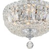 Crystorama Lighting Roslyn 4 - Light Flush Mount in  Polished Chrome - 3 of 4