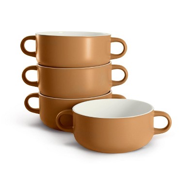 Kook Ceramic Soup Mugs With Lids, 18 Oz, Set Of 2 : Target