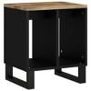 vidaXL Side Table 15.7 in.x12.2 in.x18.1 in. Solid Wood Mango&Engineered Wood - 2 of 4