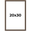 PosterPalooza | Sculpted Silver Picture Frame - UV Acrylic, Foam Board Backing, Hanging Hardware - 2 of 4