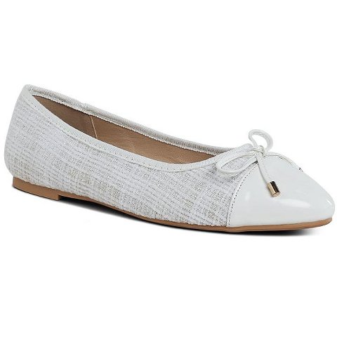 Обувь London Rag Womens Junpey Plaid Tweed Ballet Flats 8
