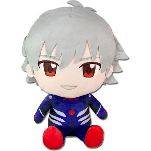 Great Eastern Entertainment Evangelion New Movie - Kaworu Nagisa Plug Suit Sitting Plush 12"H - 1 of 3