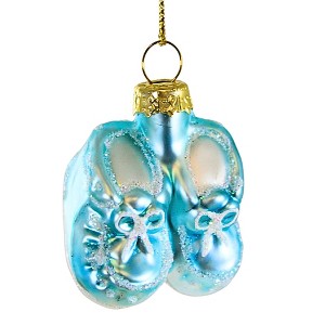 Cody Foster 1.5 Inch Mini Micro Baby Booties Infant Tree Ornaments - 1 of 3