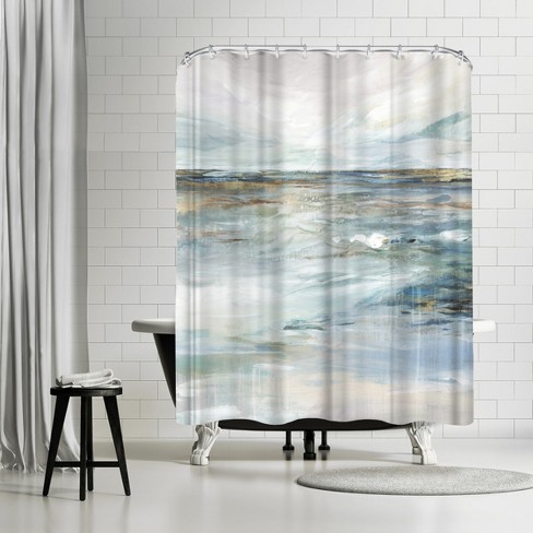 71" X 71 Iridescent Peva Shower Curtain By Allure Home Creation