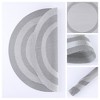 REGALWOVEN PVC Round Washable Heat Resistant Placemats 15" x 15" 6 Pcs - 2 of 4