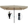 CAVINAS 10x6.5 FT Oversized Sun Canopy Umbrella, Shade for Outdoor Patio, Cooling Shade for Backyard without Base - 2 of 4