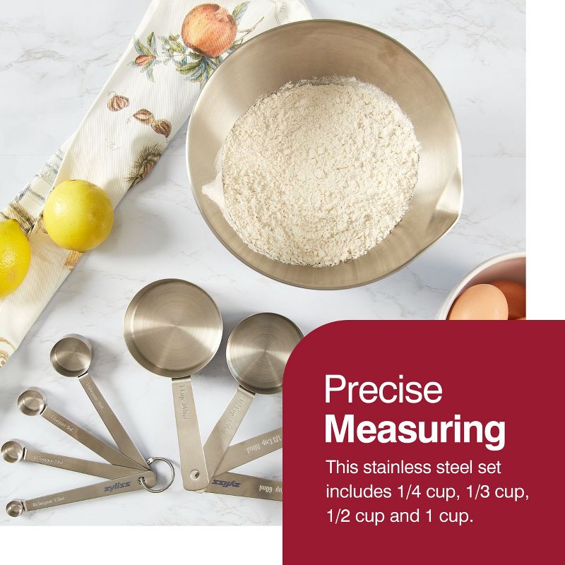 Zyliss Premium Stainless Steel Measuring Cups - 4 Piece, 5 of 8