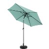 KTMBDW 9'Outdoor Patio Umbrella,Outdoor Table Umbrella, Yard Umbrella,Market Umbrella with 6 Sturdy Ribs,Push Button Tilt and Crank(Base Not Included) - 3 of 4