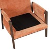 Sapphtopaz Accent Chair Velvet Upholstered Modern Lounge Chair with Solid Wood and Thick Seat Cushion Living Room Chair Comfy Chair for Living Room - 2 of 4